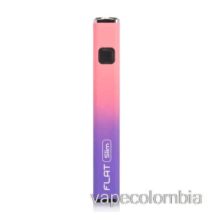 Kit Completo De Vapeo Yocan Flat Slim 350mah Batería Violeta Rosa